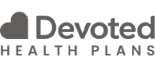 devoted health plans logo charcoal